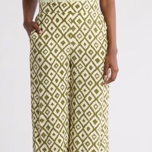 T Tahari Ankle Crop Wide-Leg Palazzo Pants